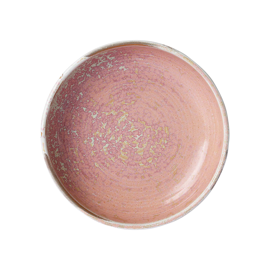 Home Chef Ceramics Deep Plate Rustic Pink - Image 3