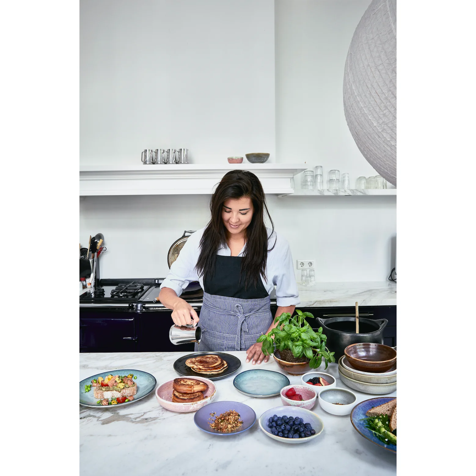 Home Chef Ceramics Deep Plate Rustic Pink - Image 4