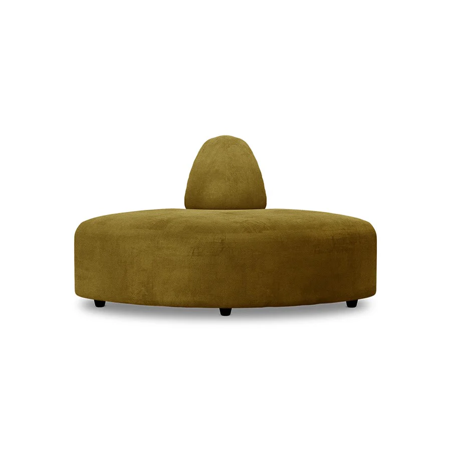 Jax Couch: Element Angle, Royal Velvet, Olive - Image 2