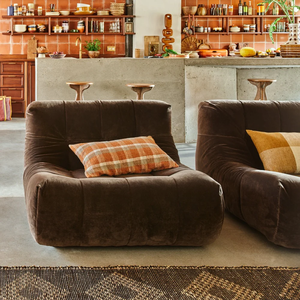 Lazy Lounge Chair - Royal Velvet Espresso - Image 4