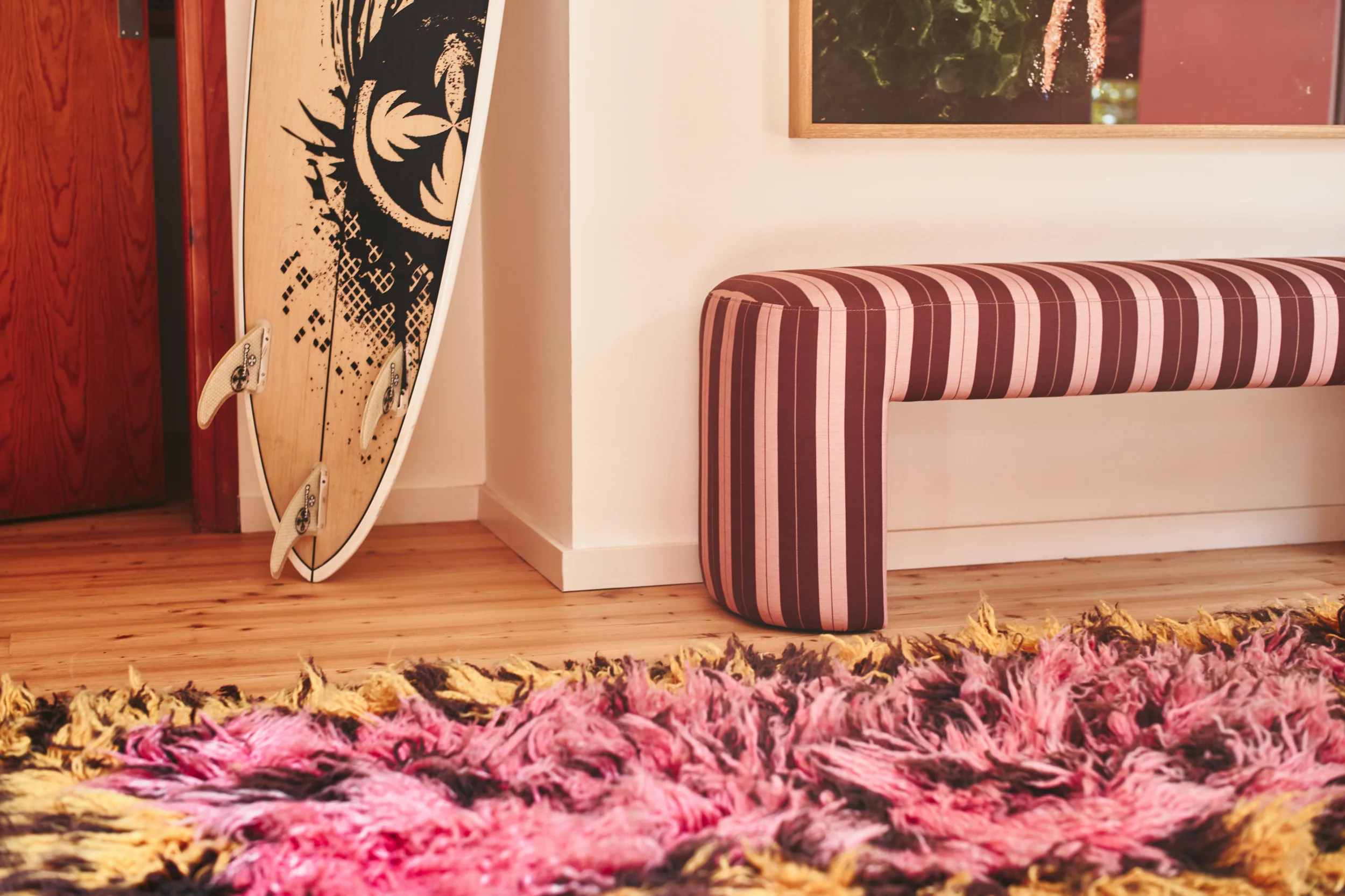 Lobby Bench Striped - Image 6
