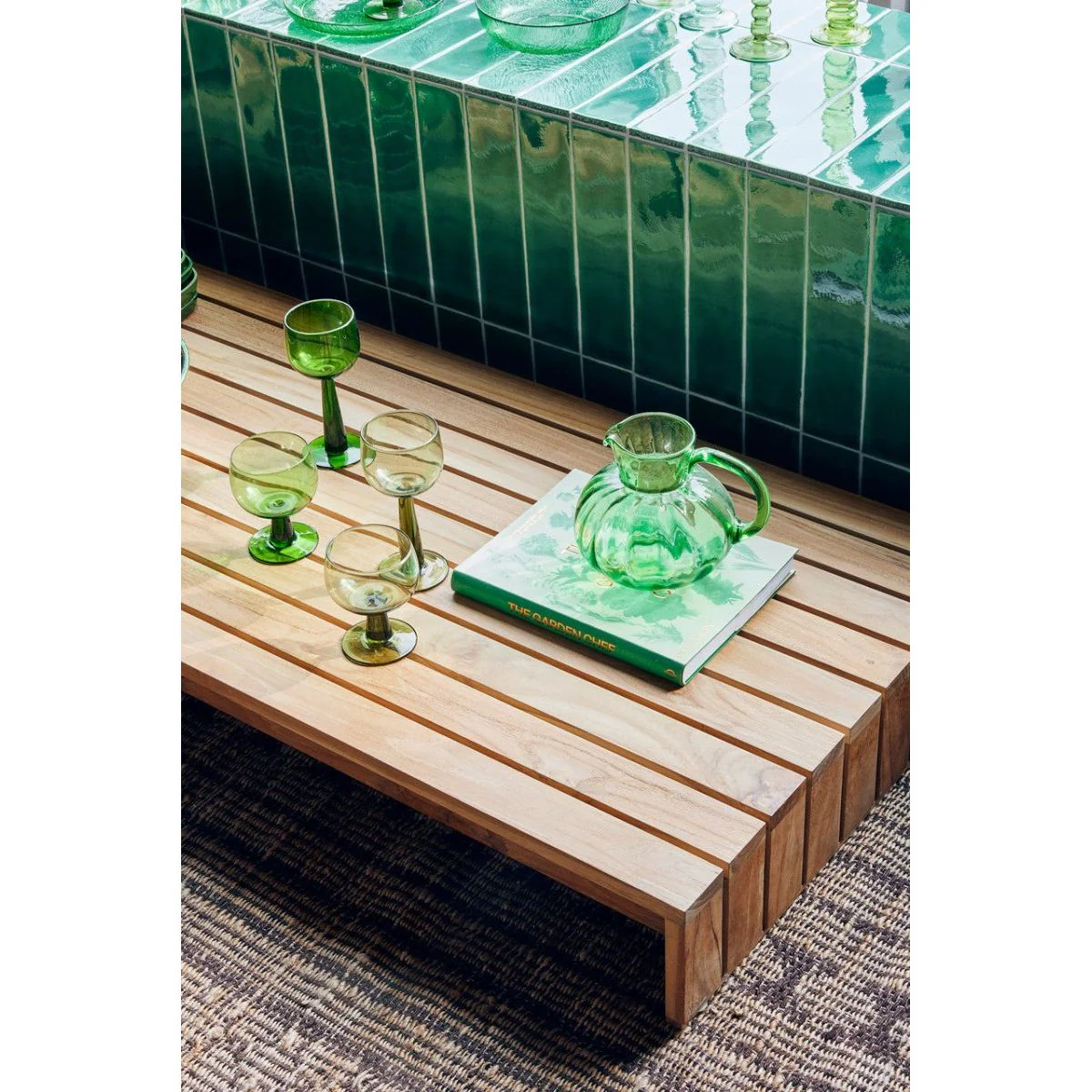 Lounge Coffee Table, Teak - Image 5