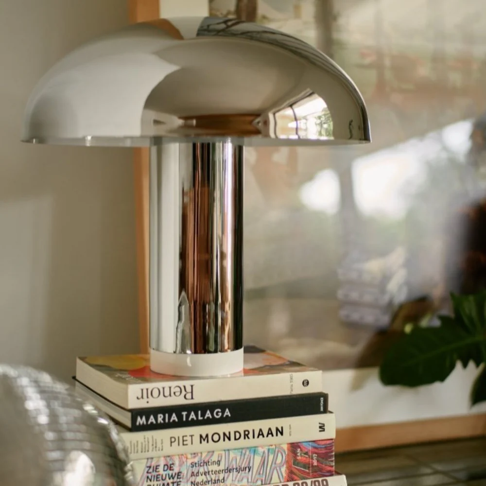 Lounge Table Lamp Chrome - Image 3