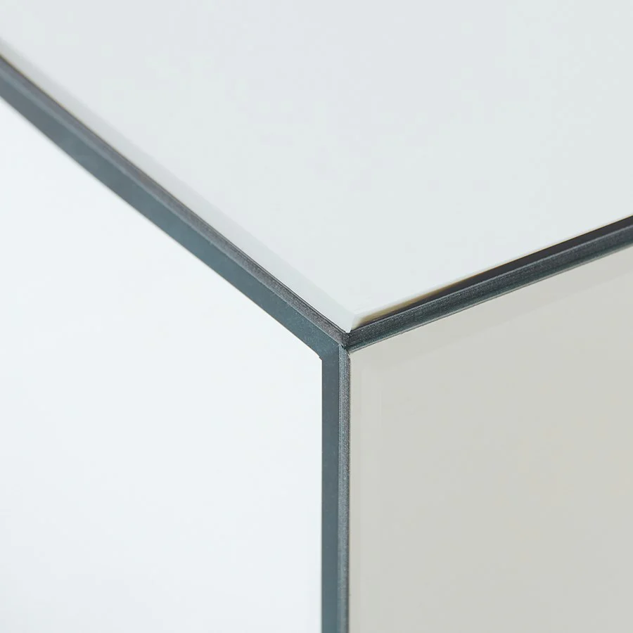 Mirror Block Coffee Table Clear (80X120cm) - Image 3