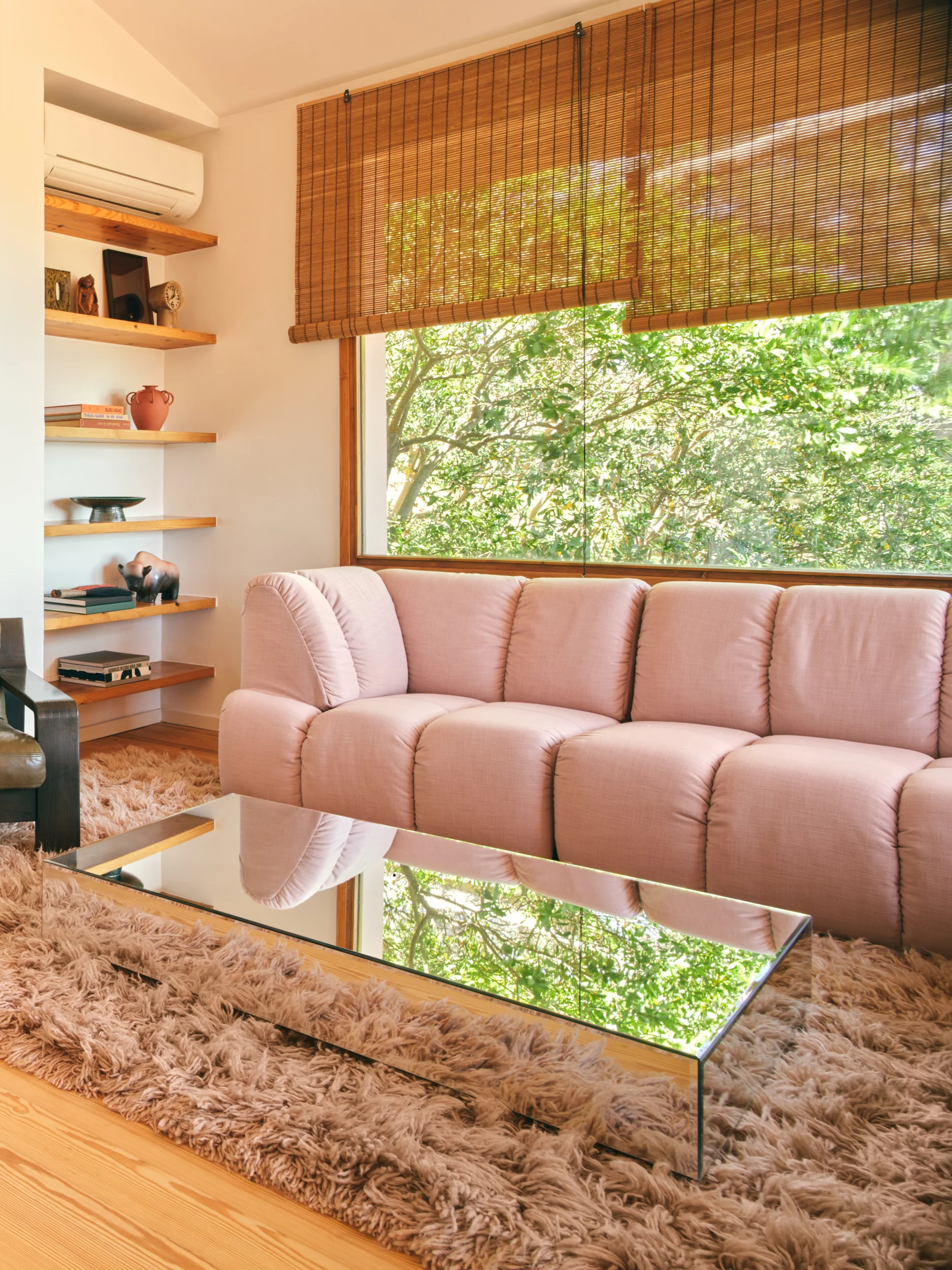 Mirror Block Coffee Table Clear (80X120cm) - Image 5