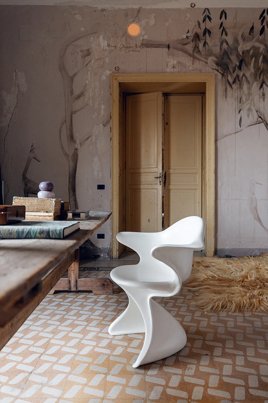 MON For HKliving: Sedia Crema - Image 4
