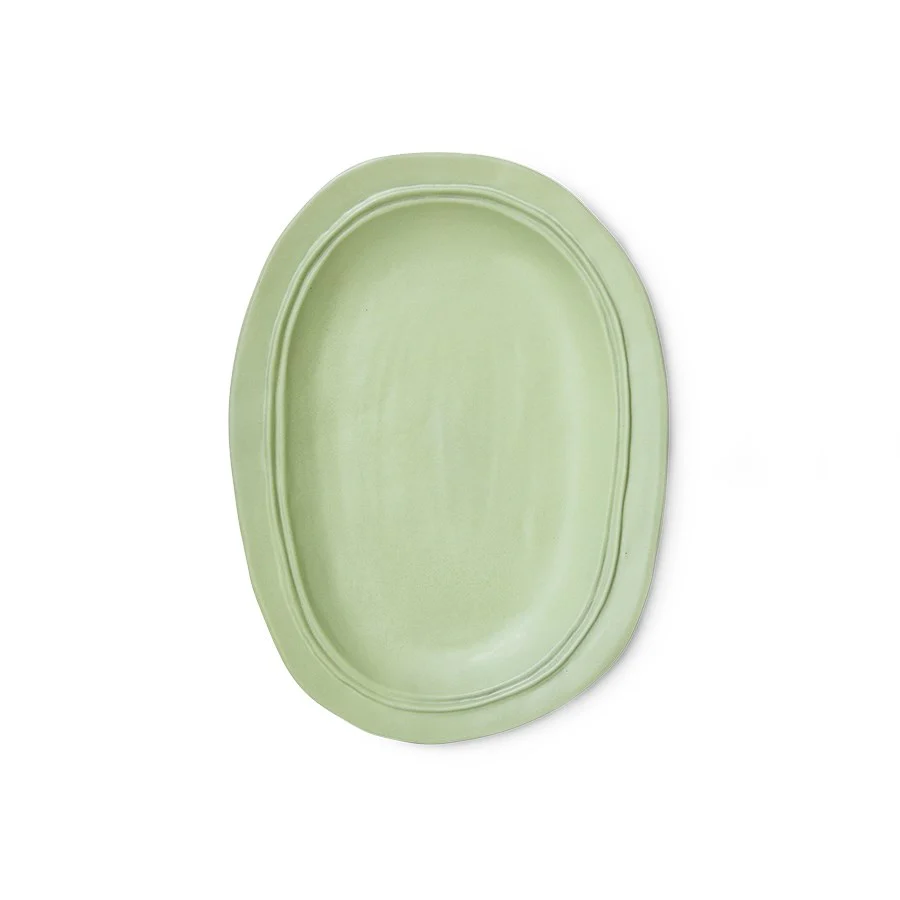 New Classics: Large Ceramic Tray, Mint