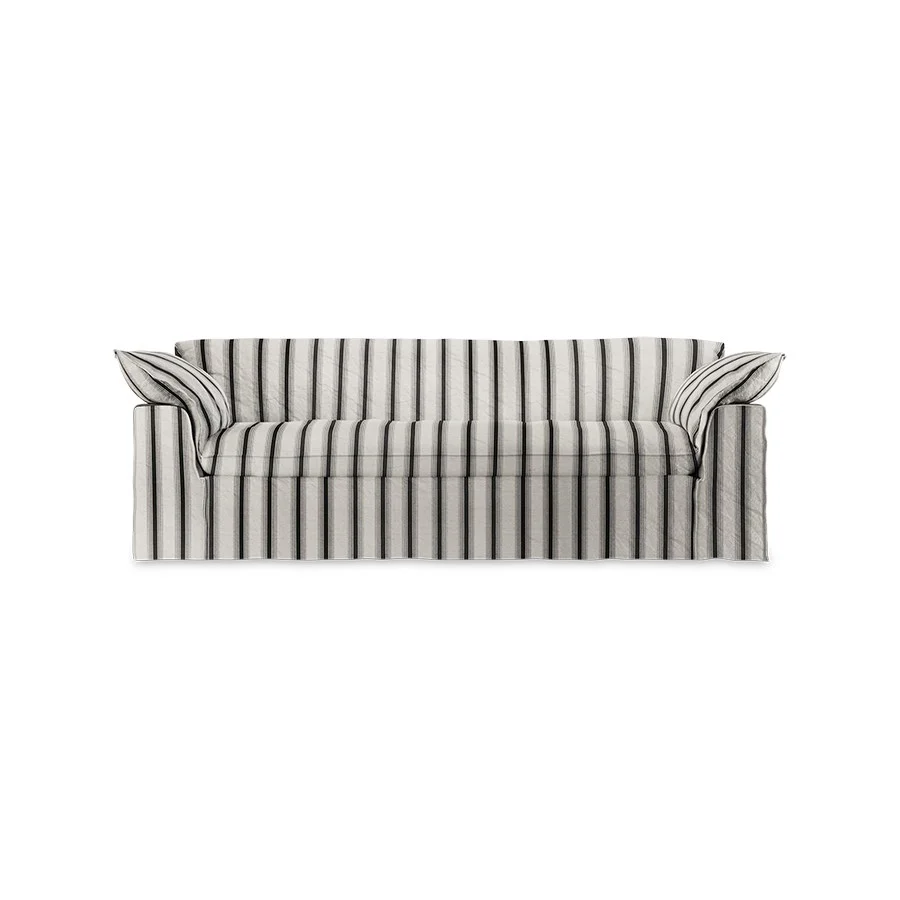 Nomad Couch: 244cm, Rocco, Chalkstripe - Image 2