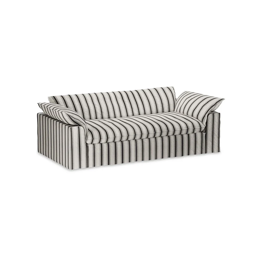 Nomad Couch: 244cm, Rocco, Chalkstripe - Image 3