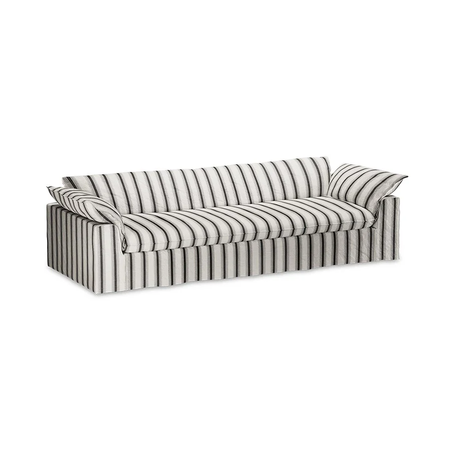 Nomad Couch: 305cm, Rocco, Chalkstripe - Image 3