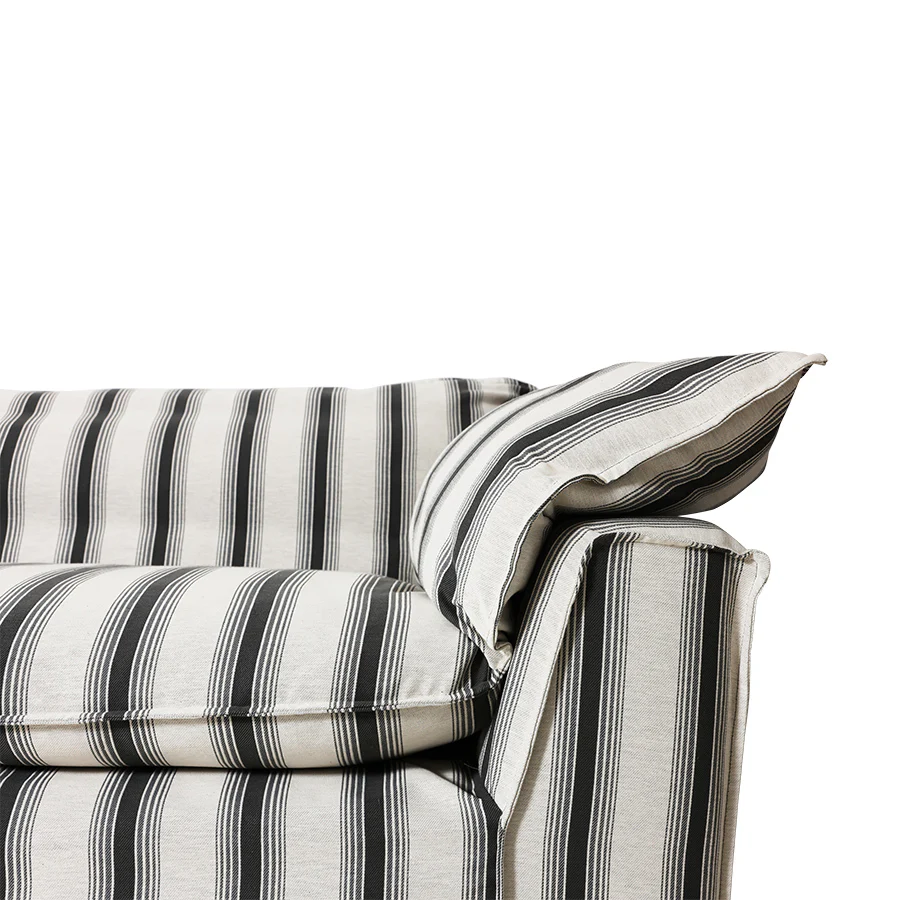Nomad Couch: 244cm, Rocco, Chalkstripe - Image 4