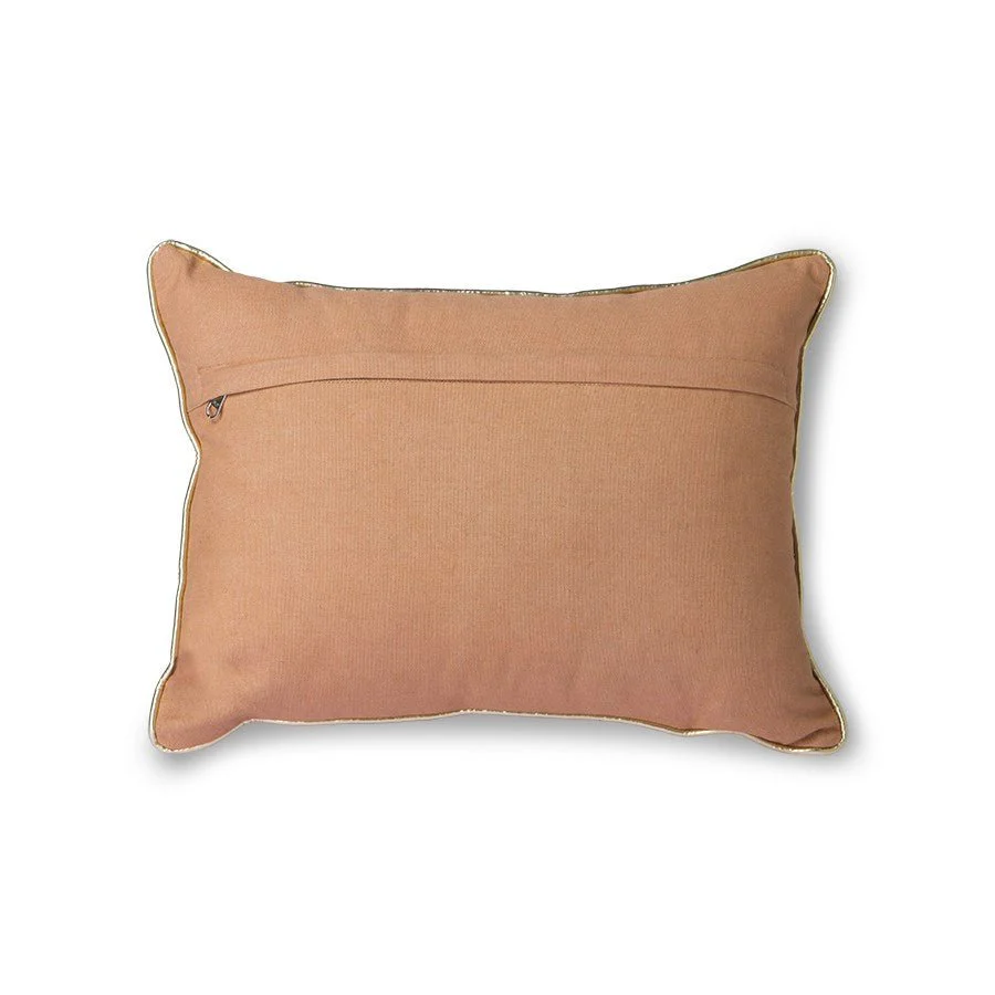 Nude Cushion with Silver Patches (30x40cm) - Image 3