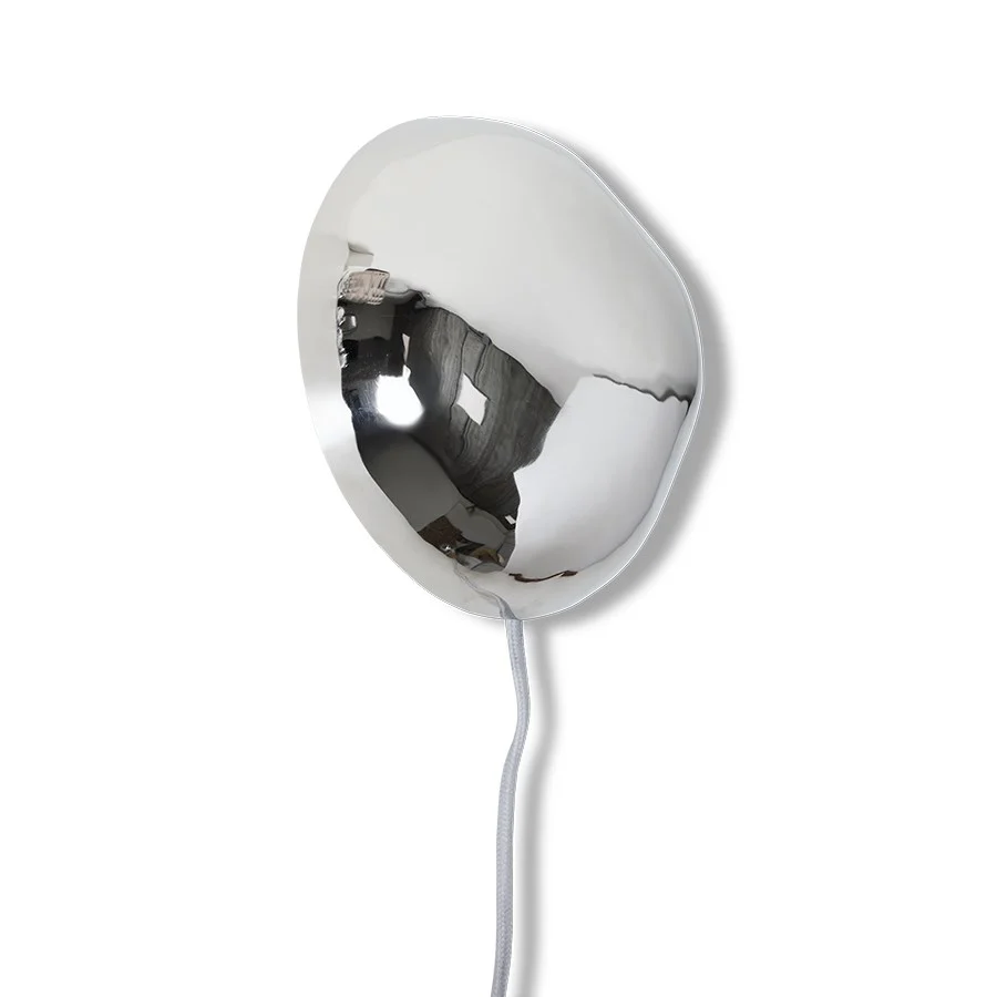 Orb Wall Lamp, Chrome - Image 4