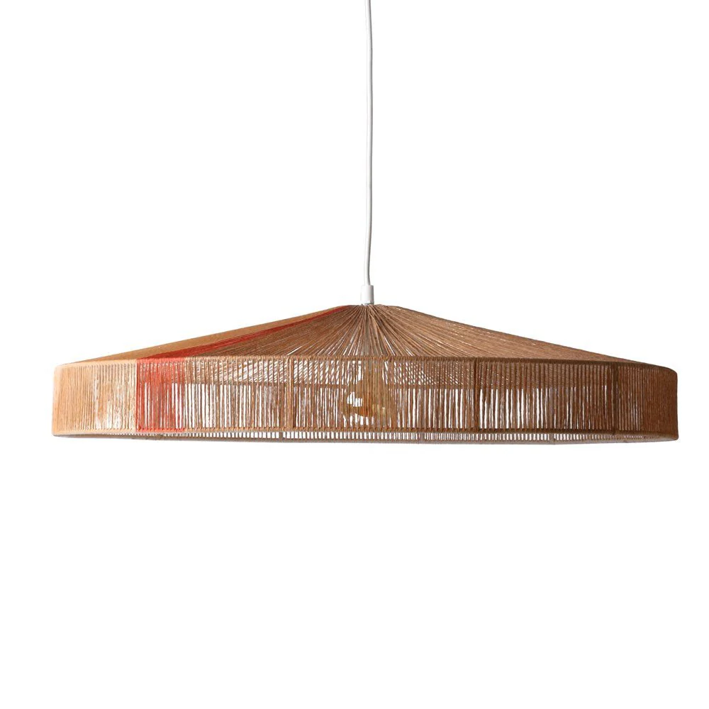 Pendant Rope Lamp, Terra Shade