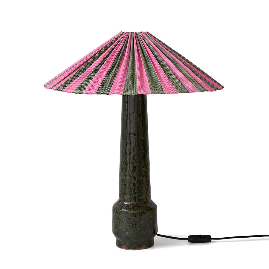 Plisse Lamp Shade, Camellia - Image 4