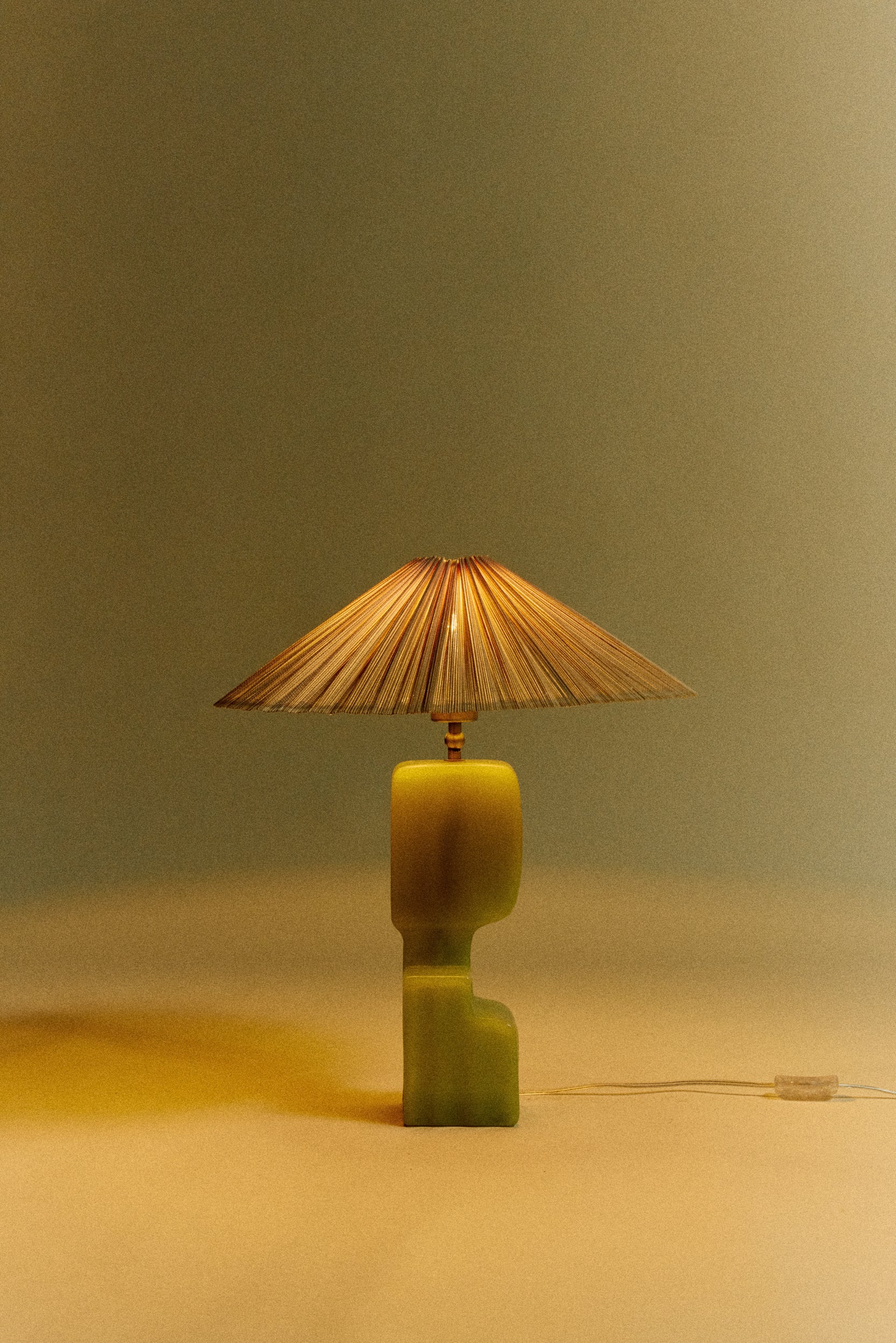 Column Table Lamp Base, Lime - Image 4