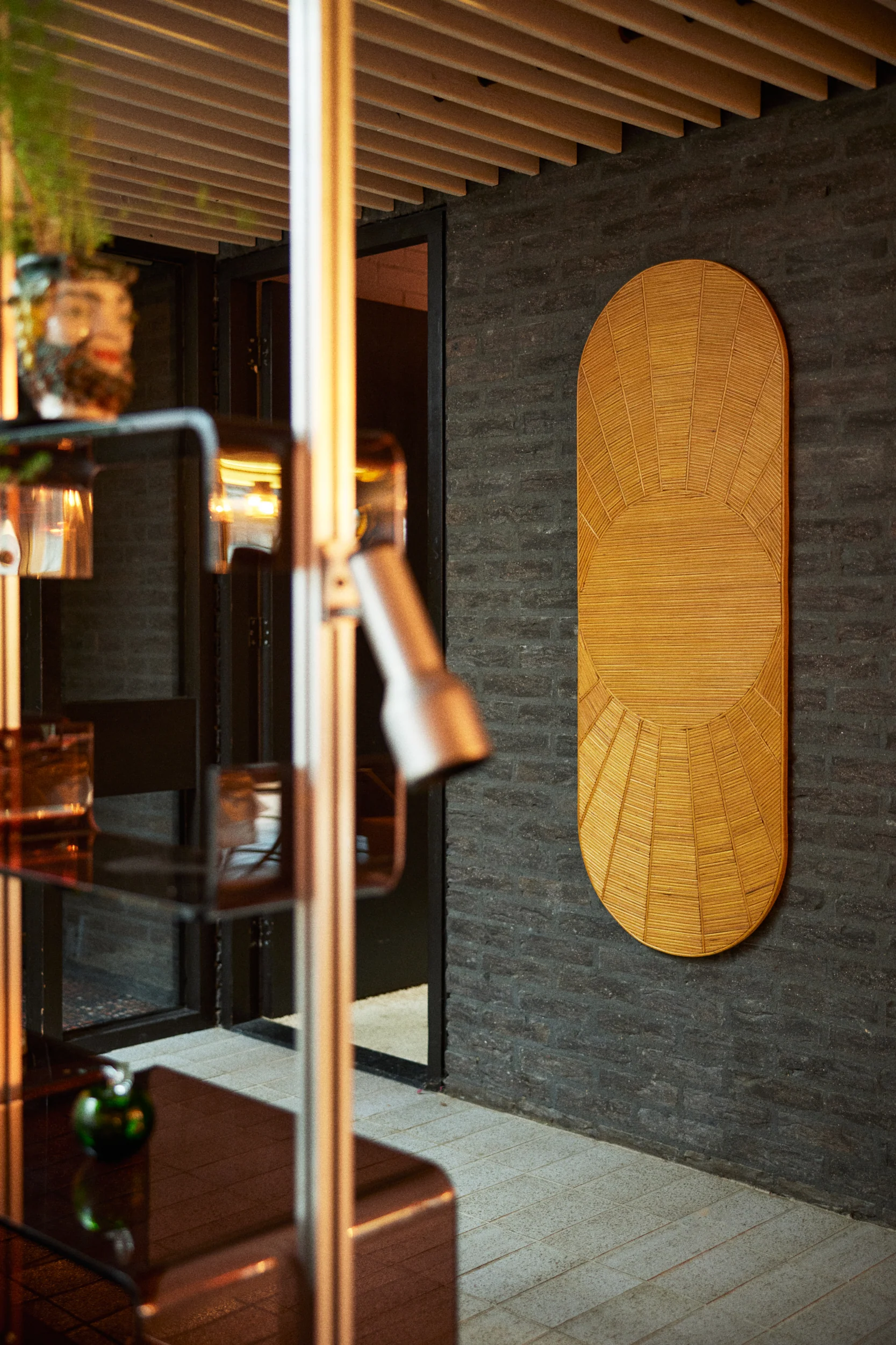 Rattan Wall Panel Sun - Image 5