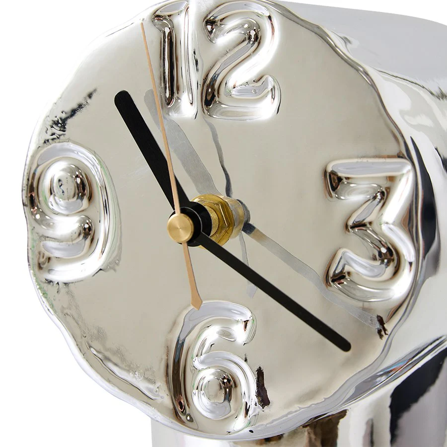 Retro Ceramic Clock Chrome - Image 4
