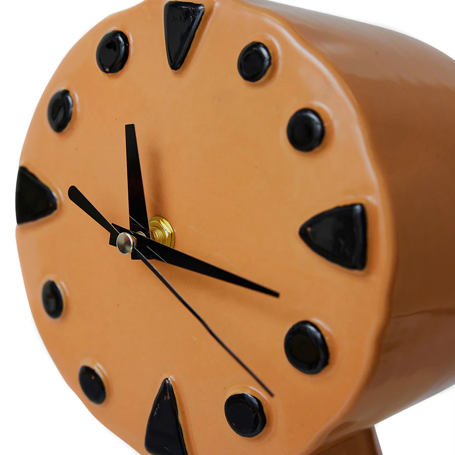 Retro Ceramic Clock Peach - Image 3