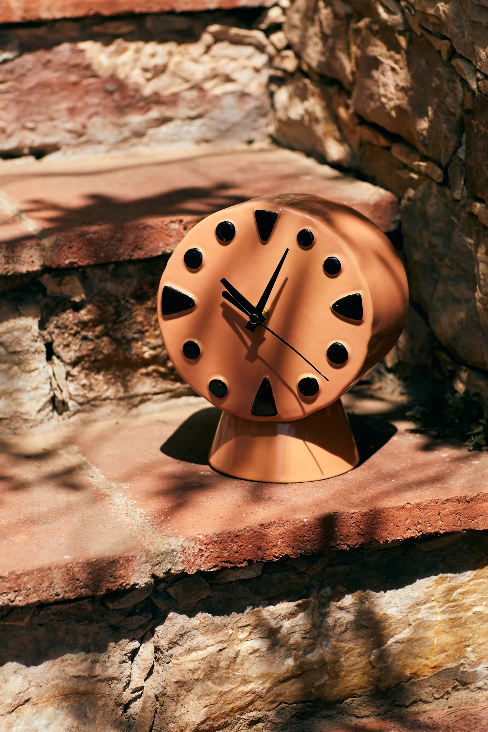 Retro Ceramic Clock Peach - Image 7