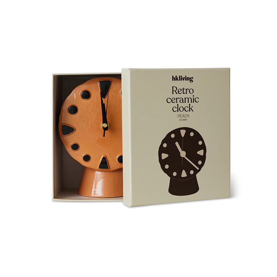 Retro Ceramic Clock Peach - Image 8