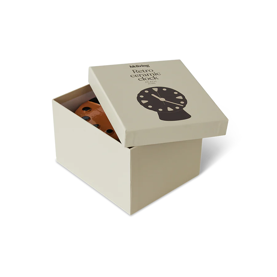 Retro Ceramic Clock Peach - Image 9