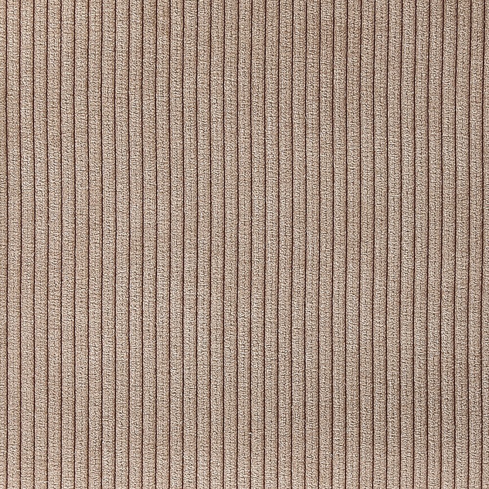 Retro Couch: 2 Seats, Corduroy Rib, Brown - Image 2