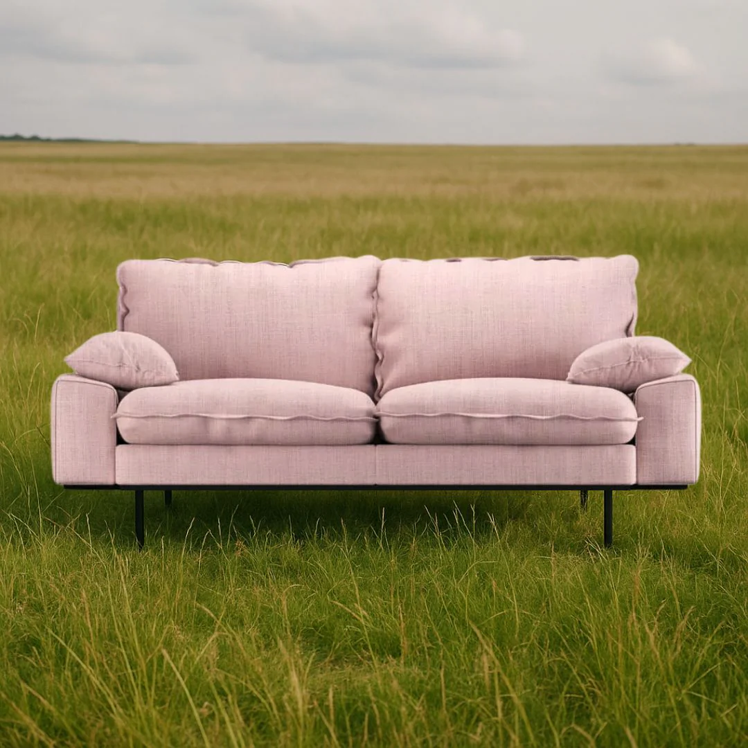 Retro Sofa: 2-Seats, Wise, Blossom - Image 2