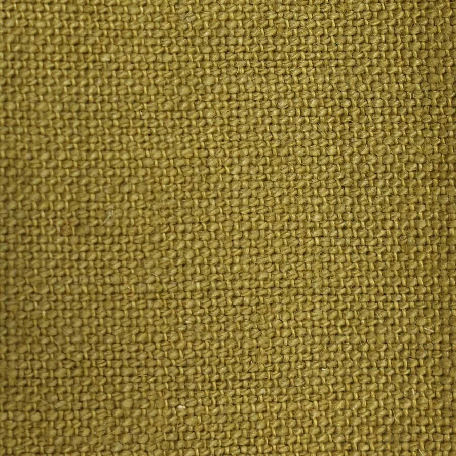 Retro Sofa: 4 Seats, Linen, Burnt Ochre - Image 3