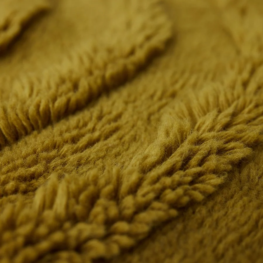 Round Woollen Rug Seaweed - Image 4