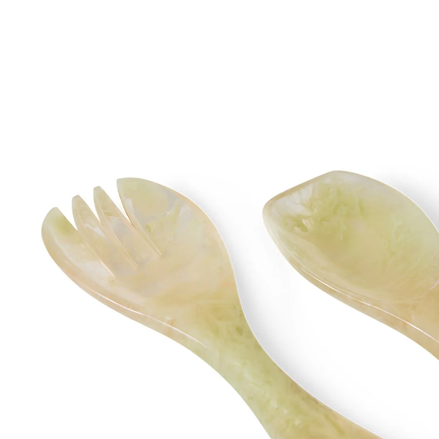 Salad Cutlery, Mist Green (Set Of 2) - Image 4