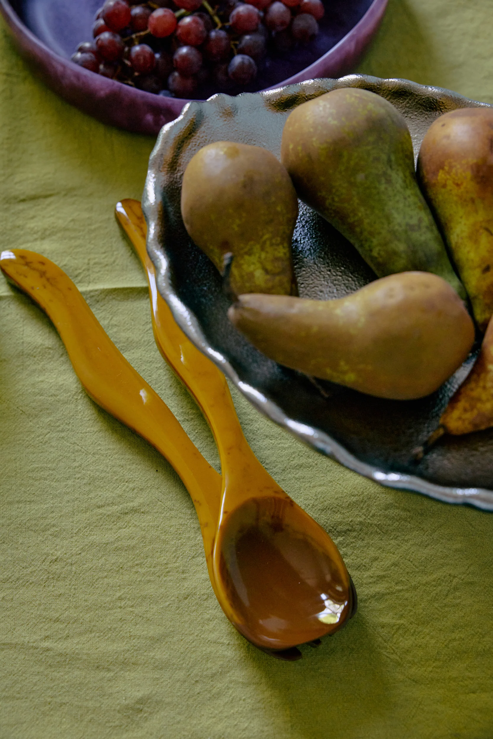 Salad Cutlery, Ochre (Set Of 2) - Image 3