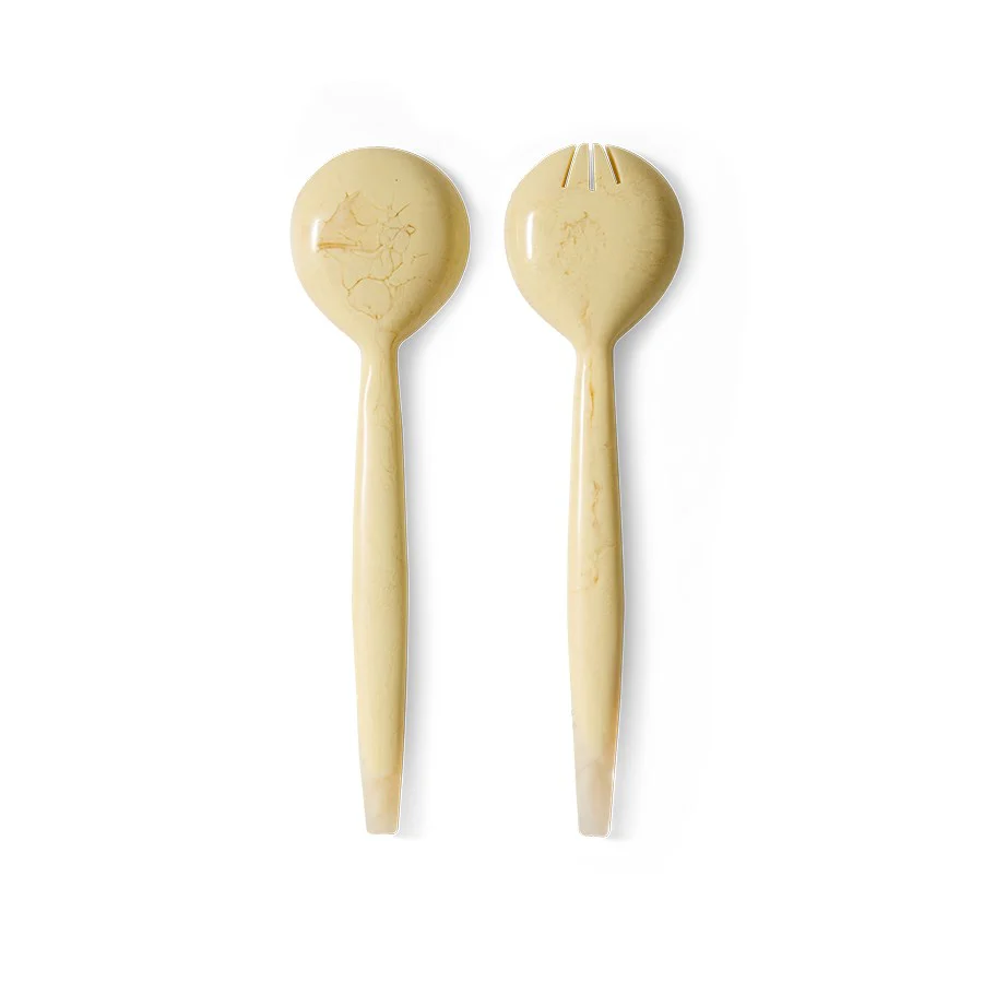 Salad Cutlery, Vanilla (Set of 2) - Image 4