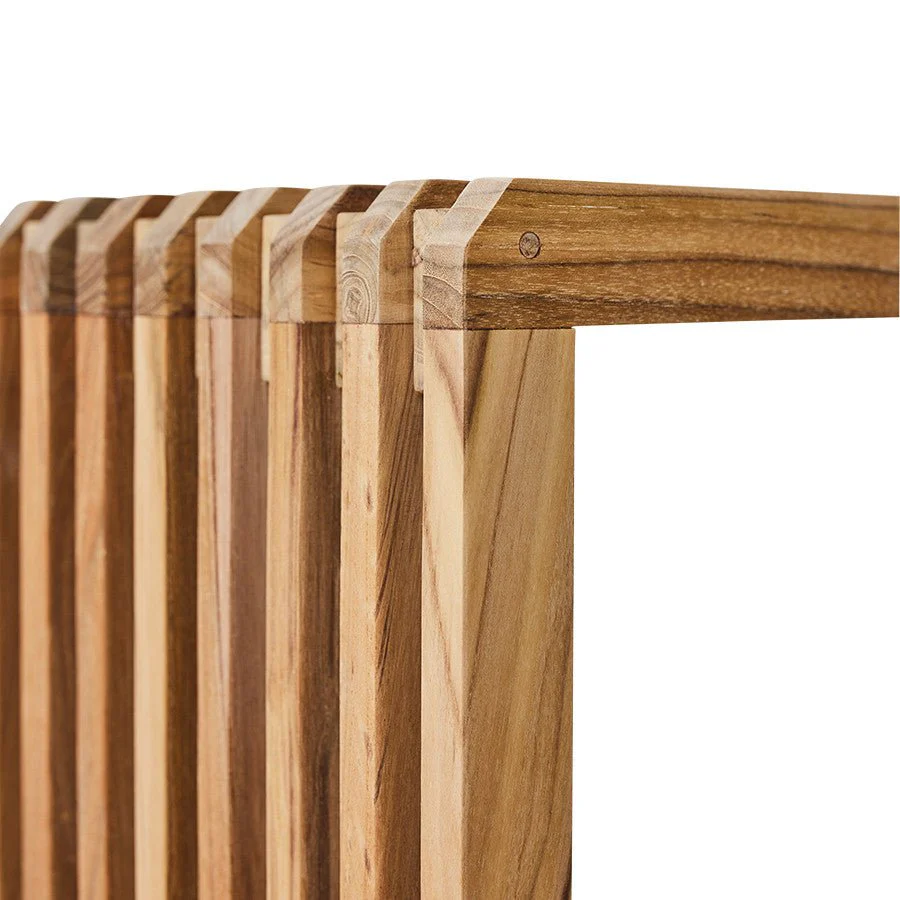 Slatted Bench XL Teak - Image 2
