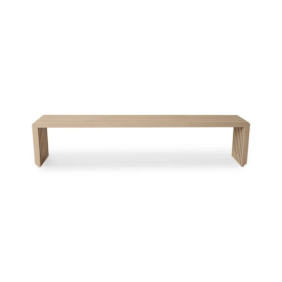 Slatted Bench L Sand - Image 2
