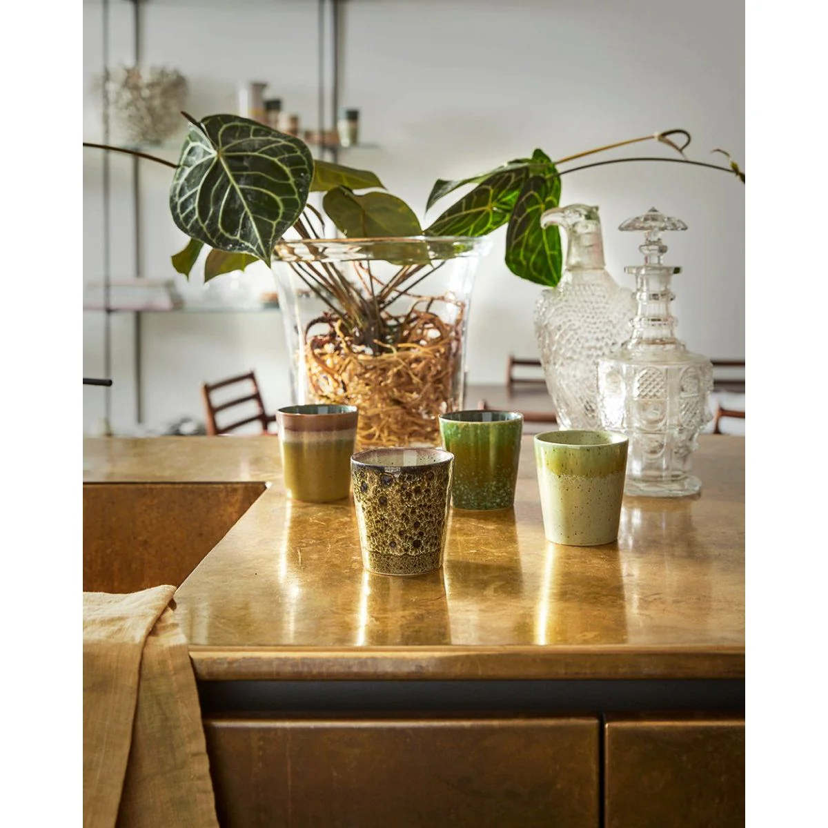 Solid Glass Flower Pot - Image 5