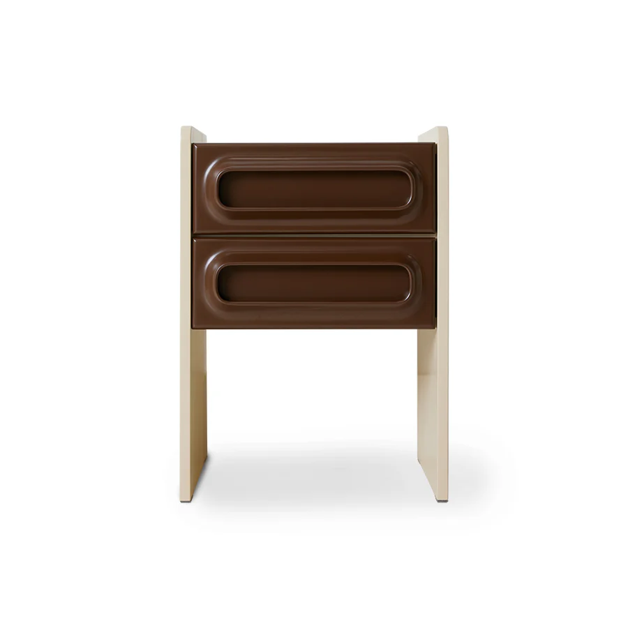 Space nightstand, Coffee/Cream
