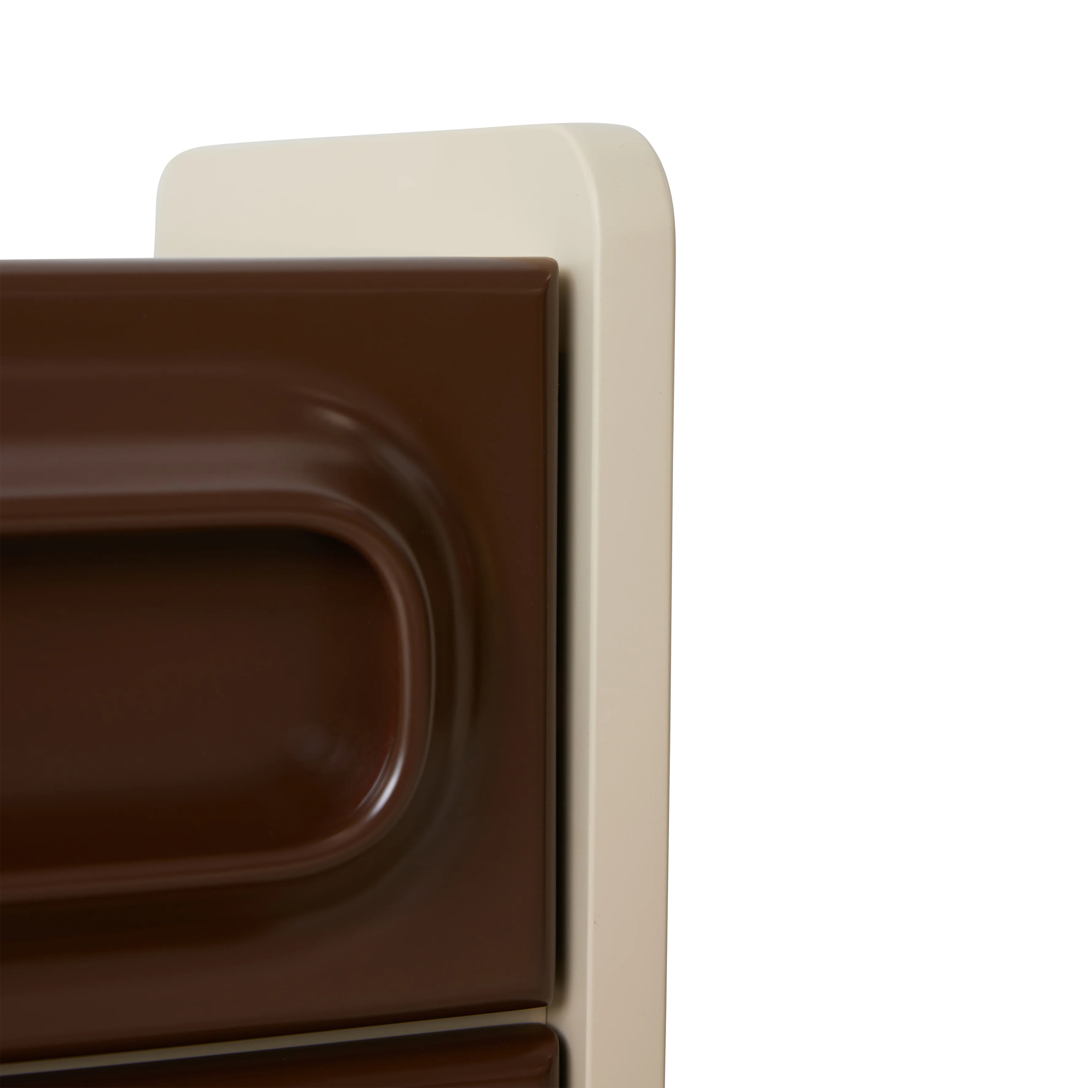 Space nightstand, Coffee/Cream - Image 3