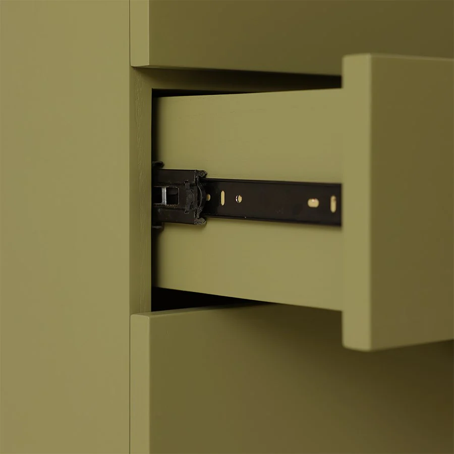 Spacious Drawer Cabinet Army Green - Image 3