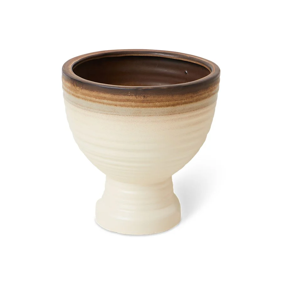 Stoneware Planter Vanilla - Image 2