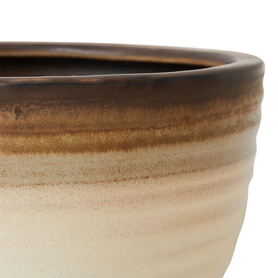 Stoneware Planter Vanilla - Image 3