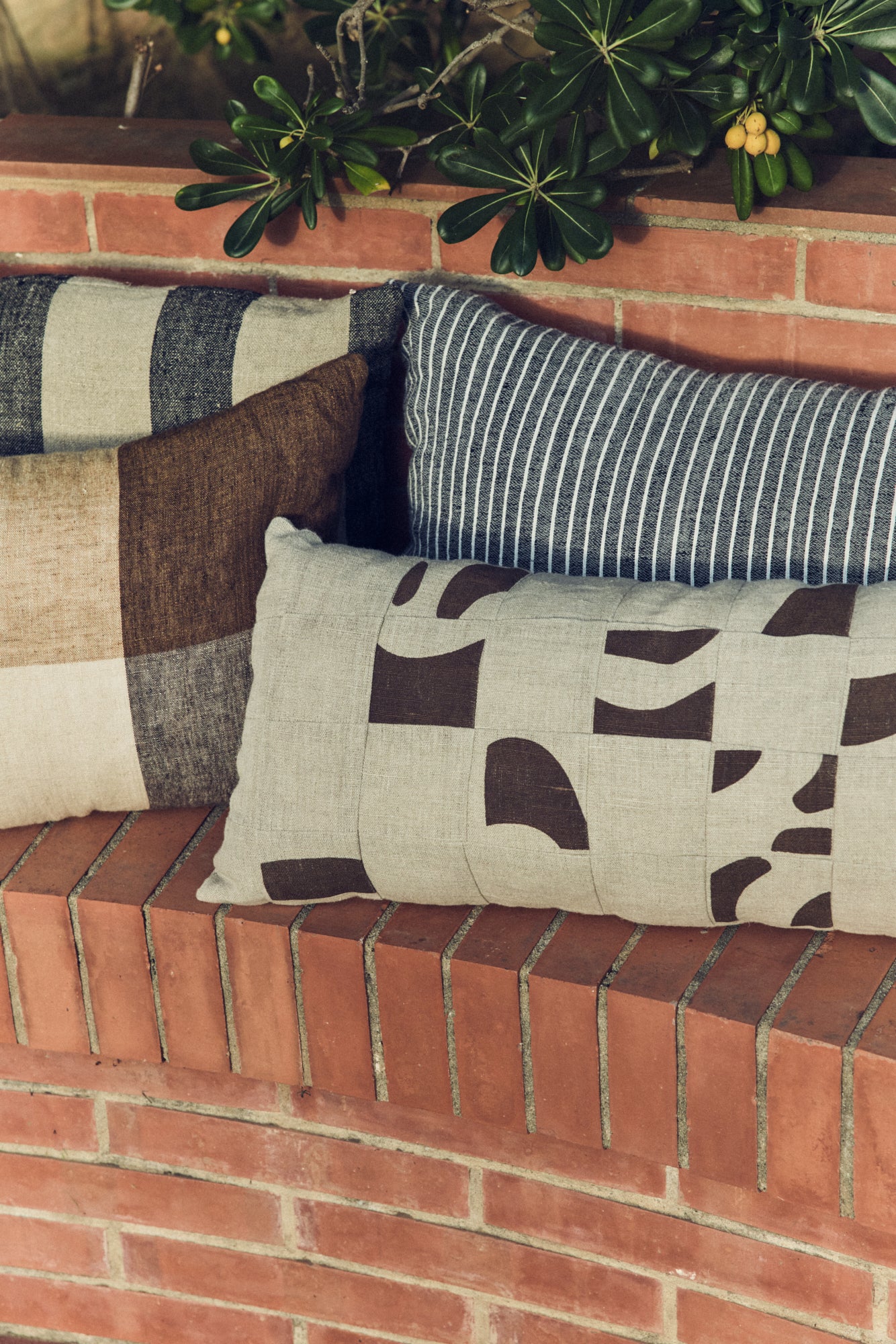 Striped Cushion Monochrome (70X40cm) - Image 6
