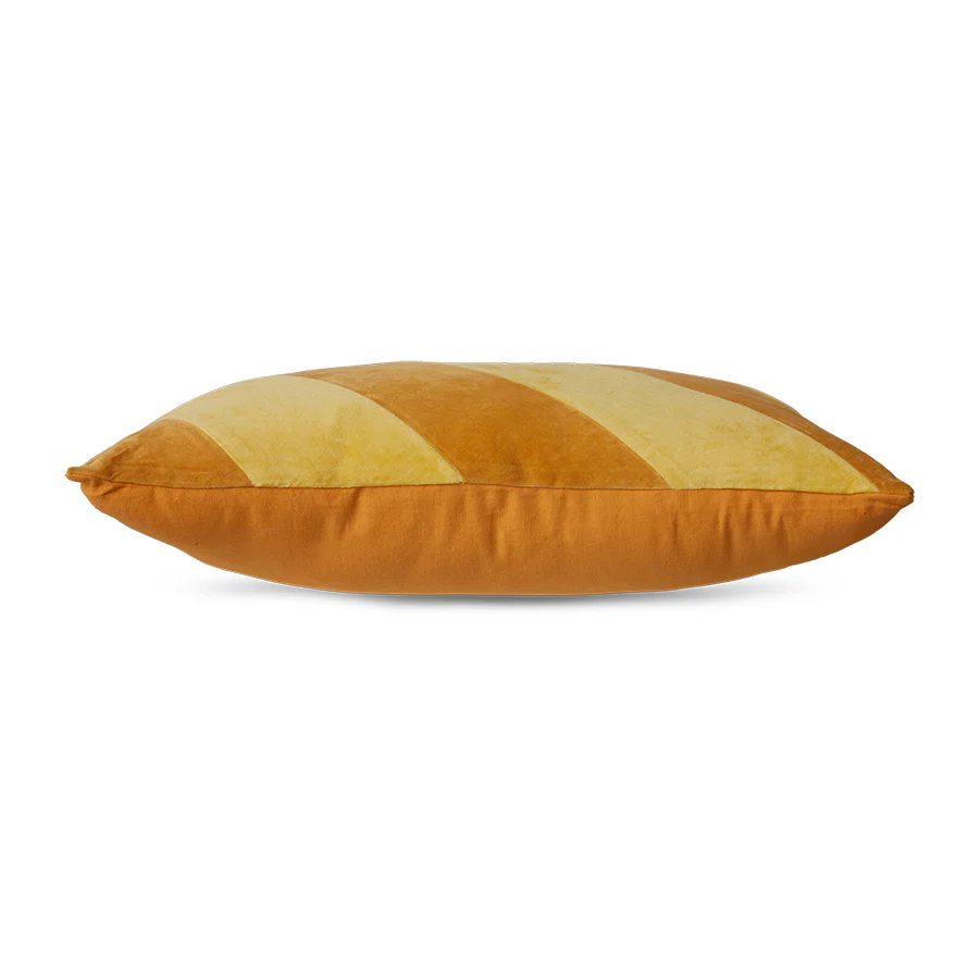 Striped Velvet Cushion April (60x40cm) - Image 3