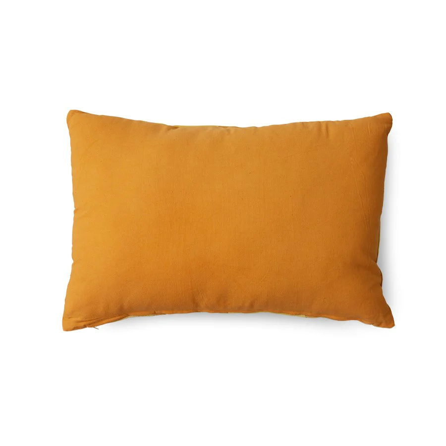 Striped Velvet Cushion April (60x40cm) - Image 5