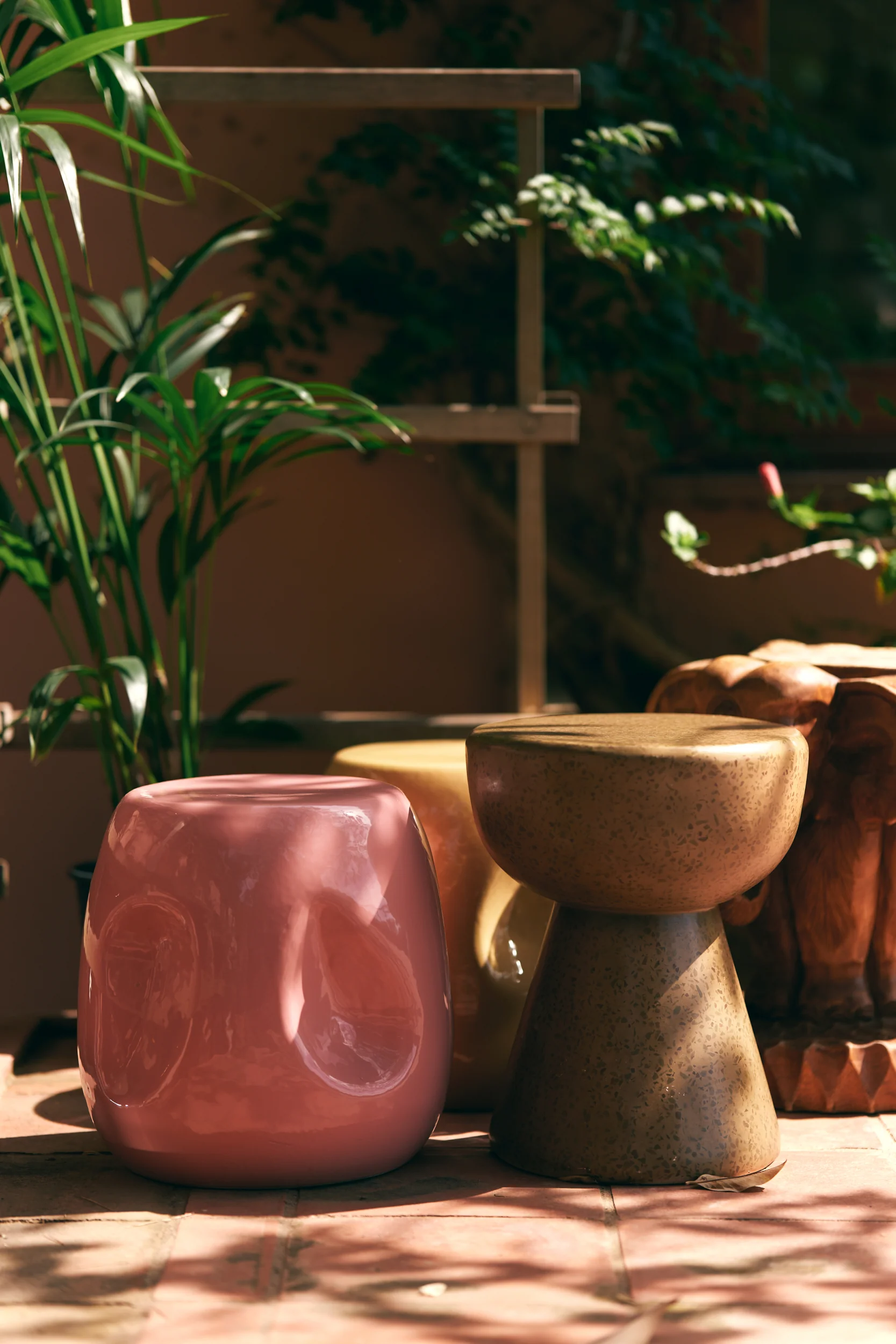 Terrazzo Side Table Pebble - Image 4