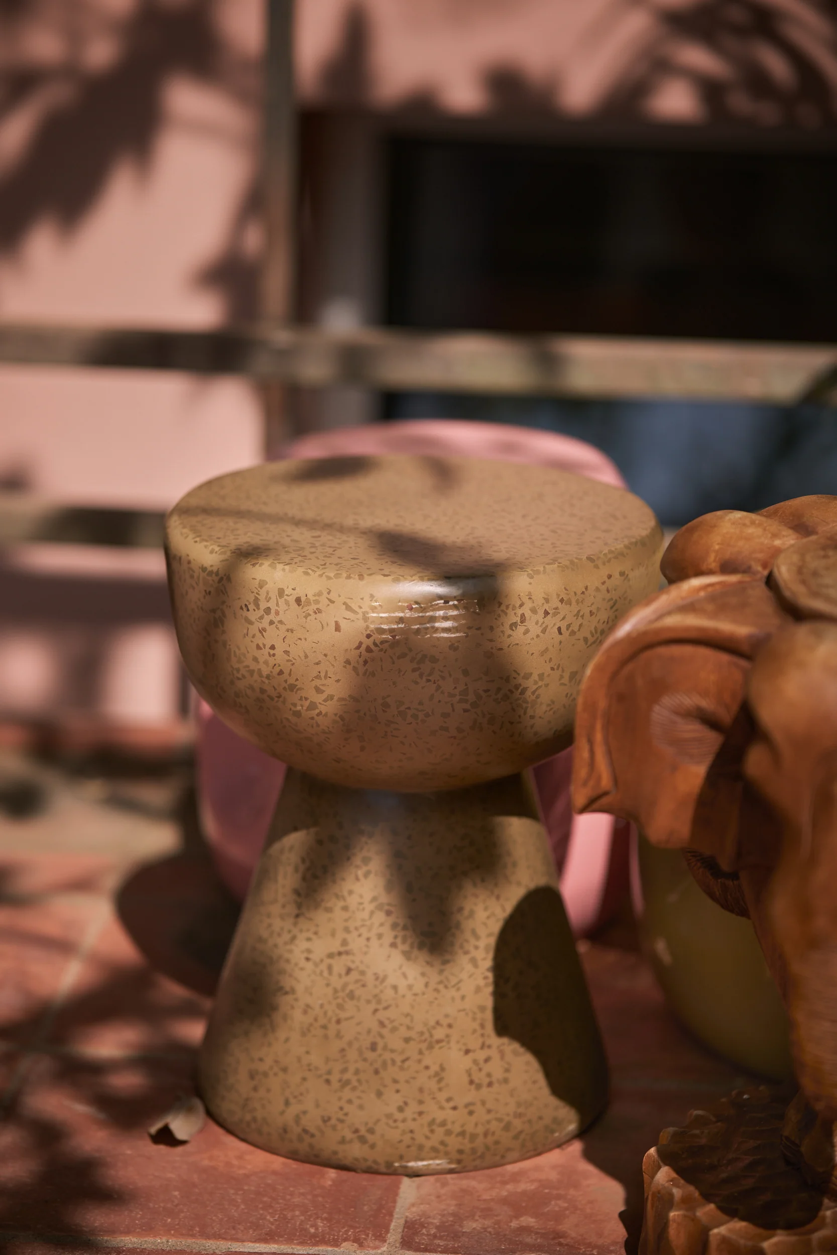Terrazzo Side Table Pebble - Image 5