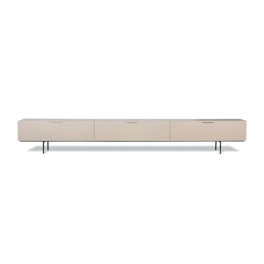 TV Cabinet Wood Grain 250cm Sand