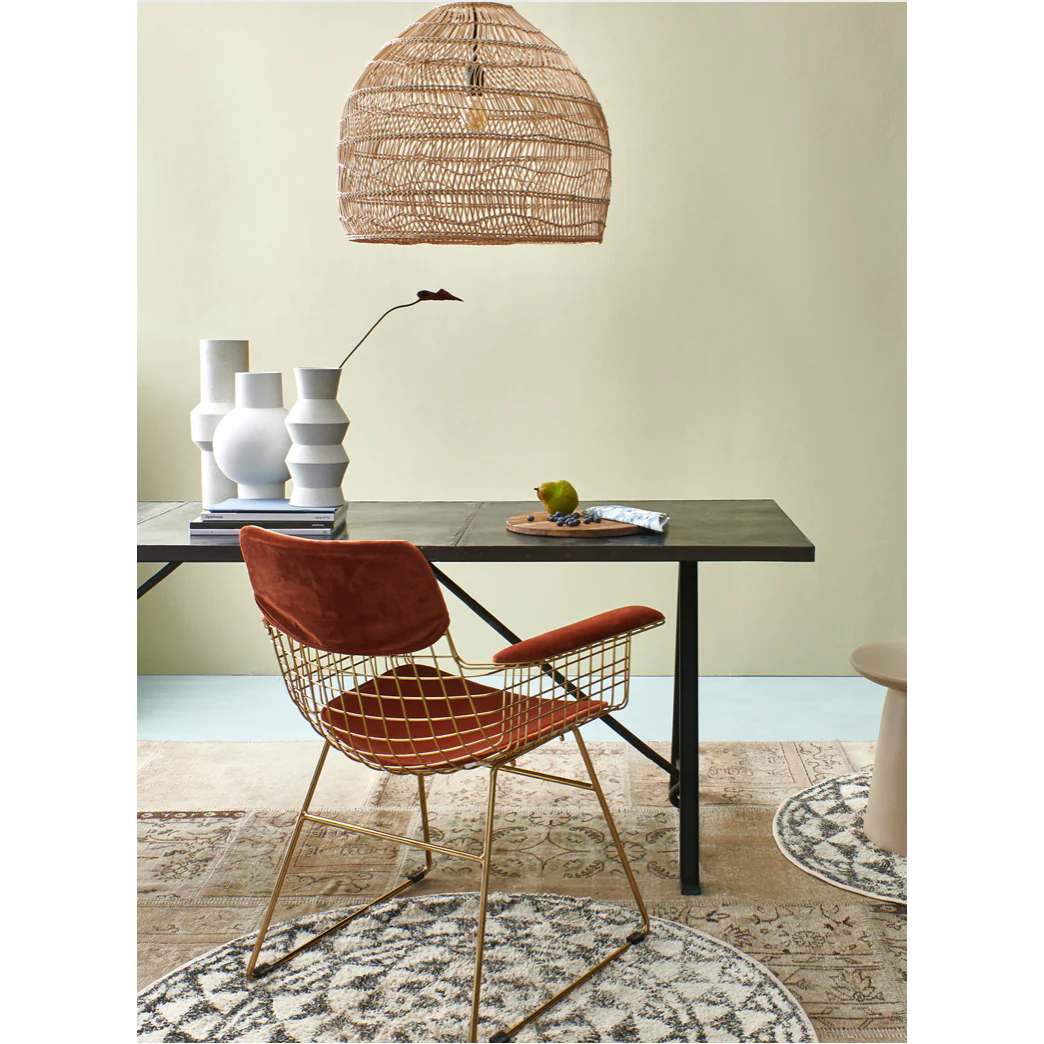 Wicker Ball Lamp Medium Natural - Image 3