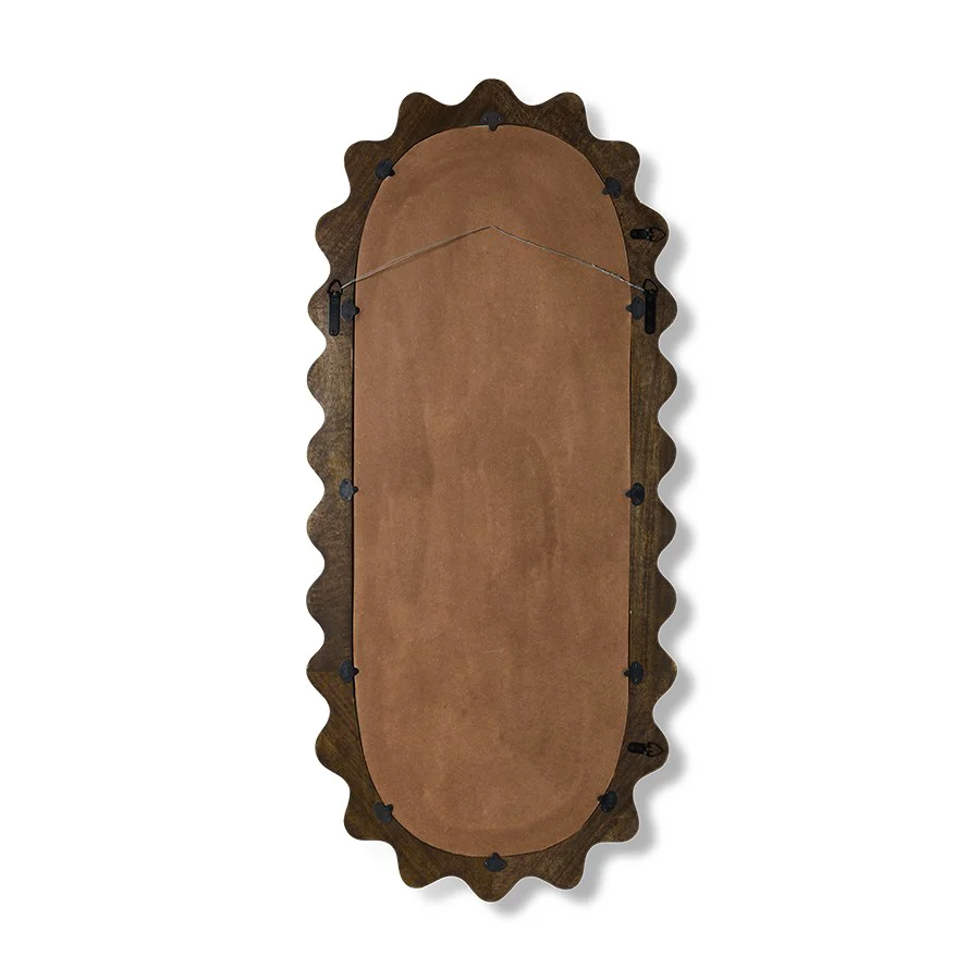 Wooden Ripple Mirror - Image 4