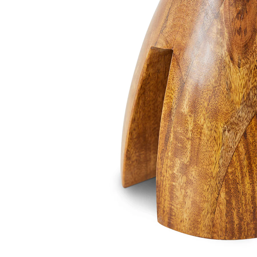 Wooden Stool, Chestnut - Image 3